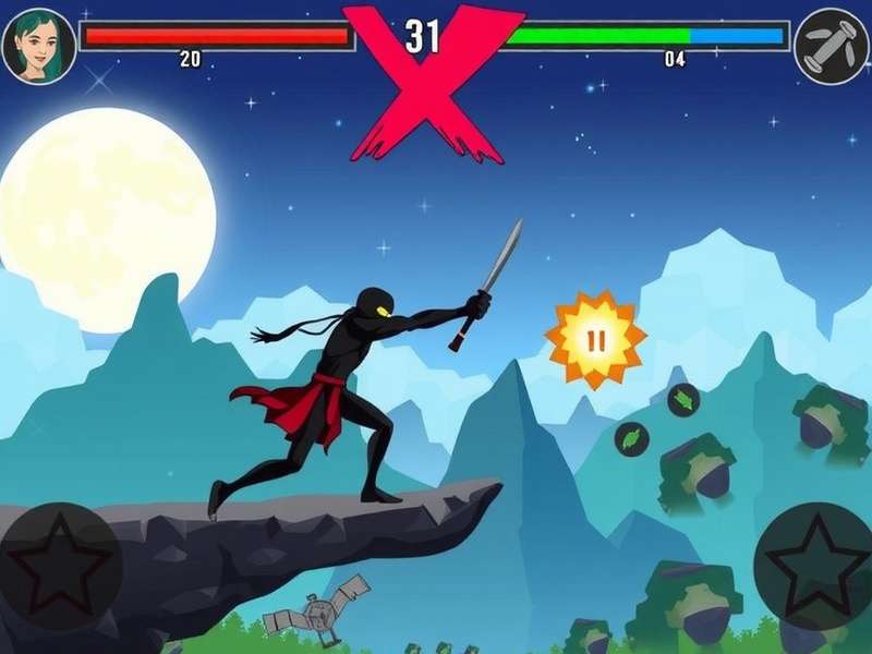 Indian Ninja X Game Screenshot